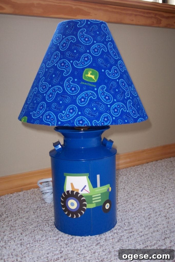 John Deere lamp