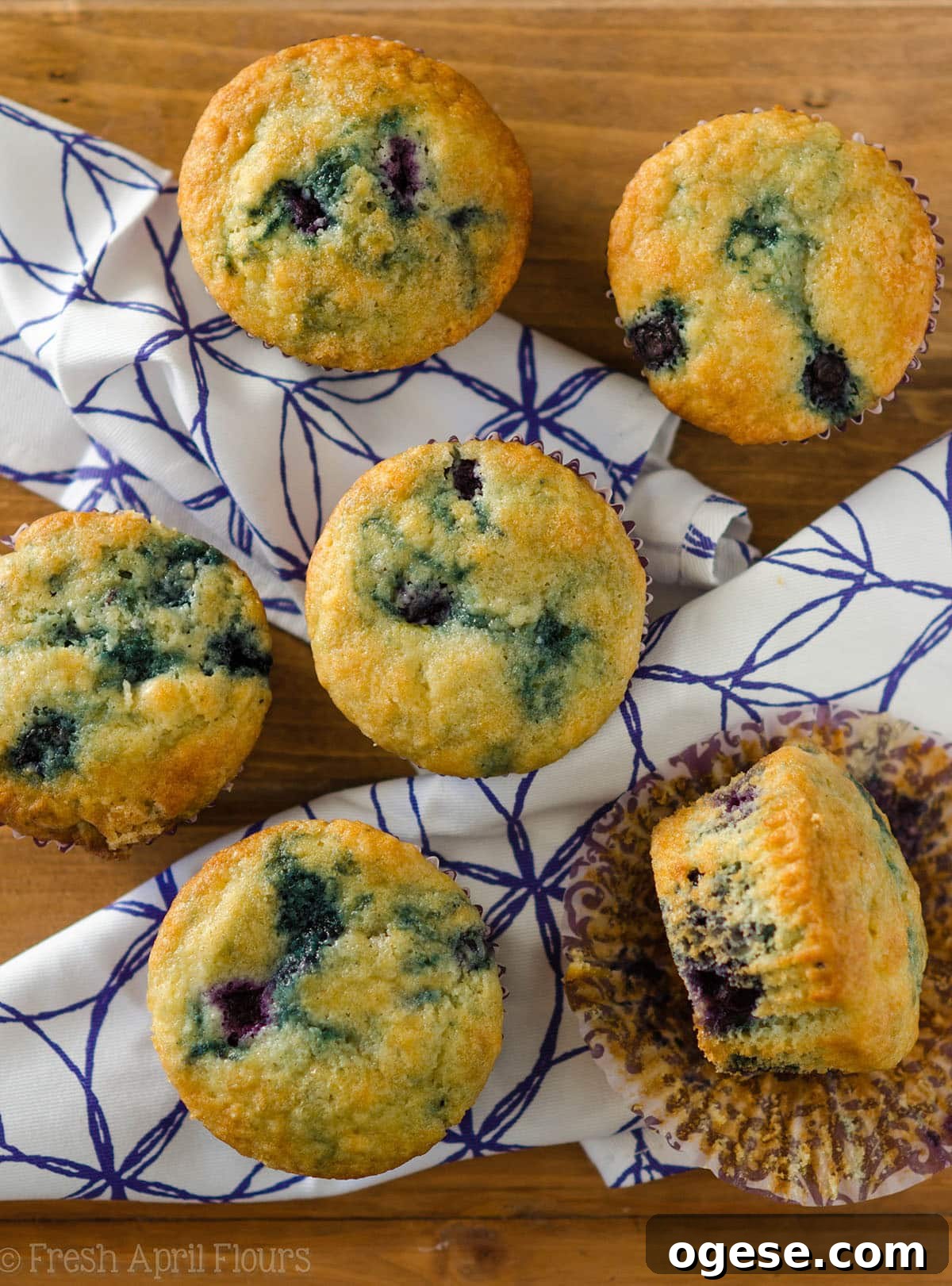 Moist Blueberry Muffin Recipe with Crispy Sugar Tops 3 Blueberry Muffins: A quick and easy recipe for the classic! Moist, tender, and bursting with juicy blueberries.