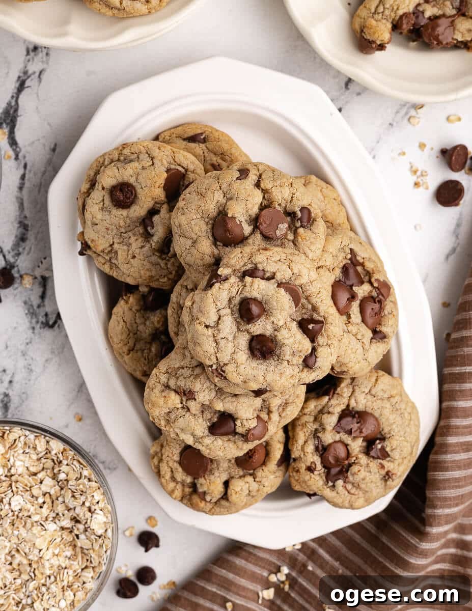 Gluten-Free Chocolate Chip Cookie Recipe You’ll Love 15 gluten free chocolate chip cookies on a plate.