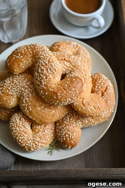 Greek Butter Koulourakia Cookies with Chocolate Swirl 26 These easy Greek koulourakia cookies are made with 5 simple ingredients that you probably have on hand!