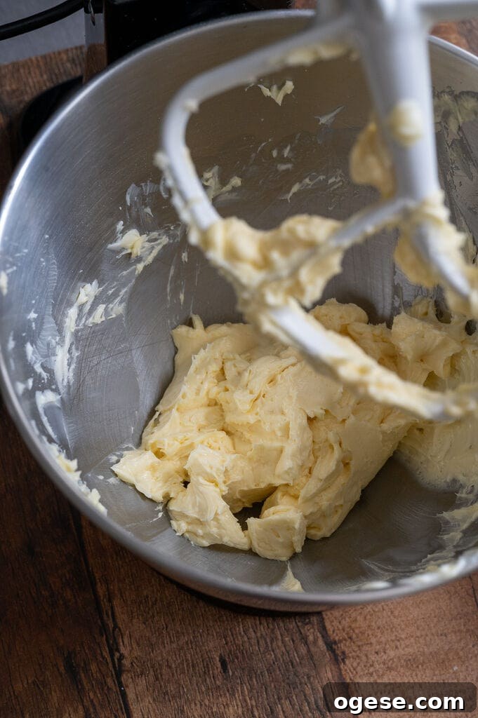 Greek Butter Koulourakia Cookies with Chocolate Swirl 9 Beating the butter and sugar
