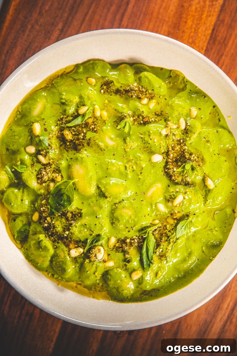 Pesto Butter Beans - Georgie Eats