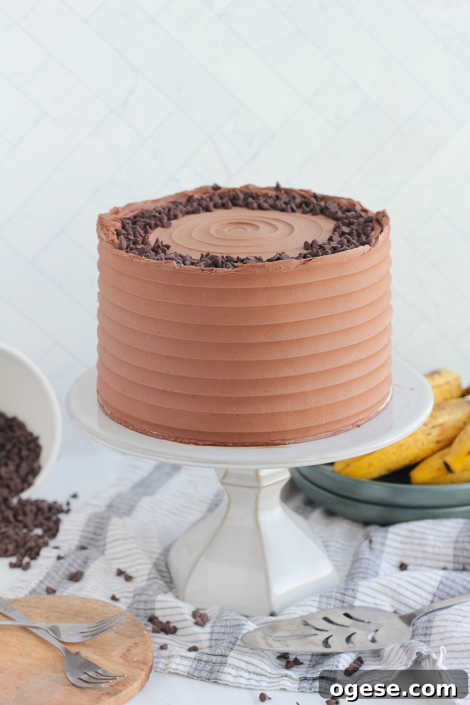 Decadent Chocolate Banana Cake Recipe for Moist, Rich Flavor 2 Slice of chocolate banana cake