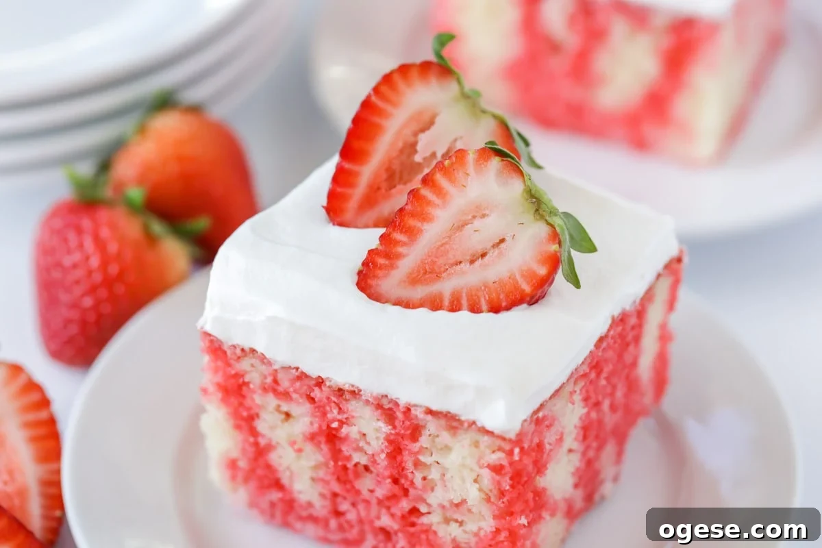 Poke cake variety