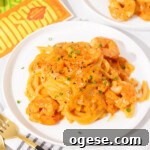 Creamy shrimp udon made with OMSOM spicy bulgogi sauce.
