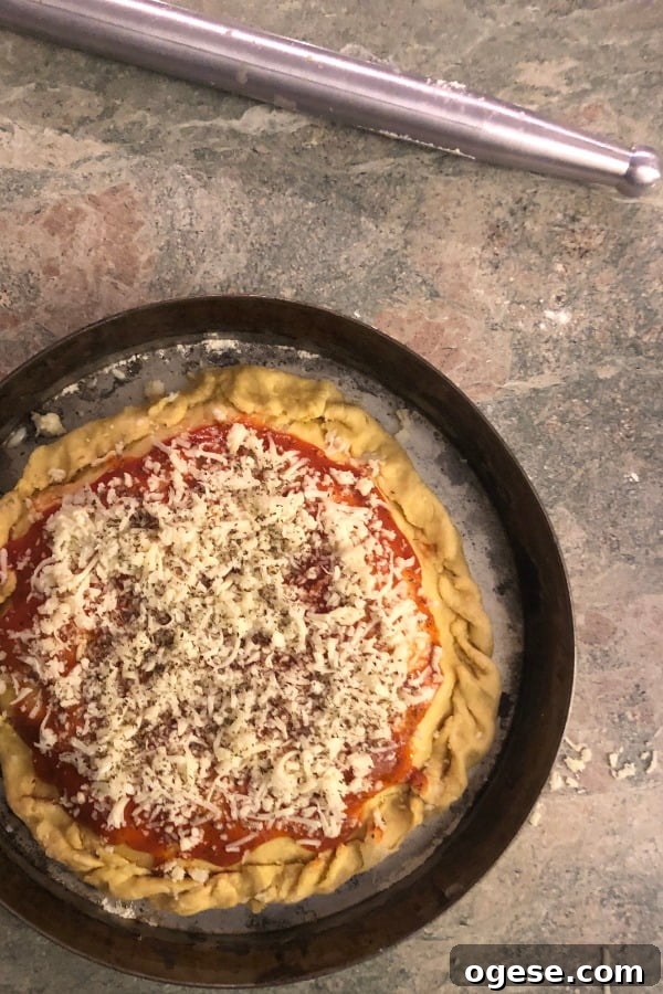 Double-Crust Stuffed Pizza: Ultimate Guide to Making It at Home 5 Unbaked pie