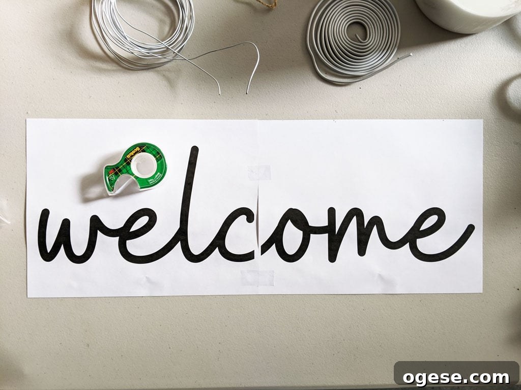 Make Your Own Wired Word Signs: Free Template Included 3 img 81365 2