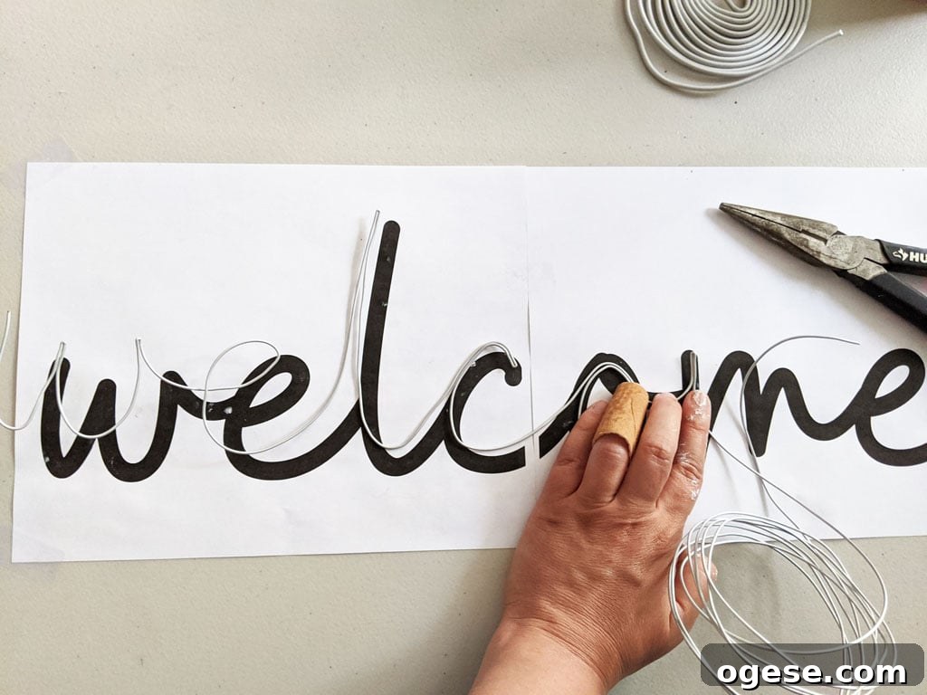 Make Your Own Wired Word Signs: Free Template Included 5 img 81365 4