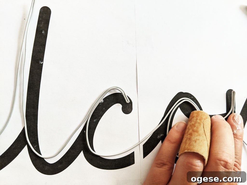 Make Your Own Wired Word Signs: Free Template Included 7 img 81365 6