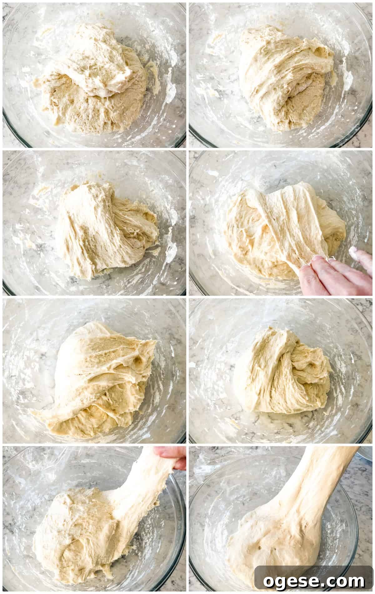 fold and stretch method for sourdough