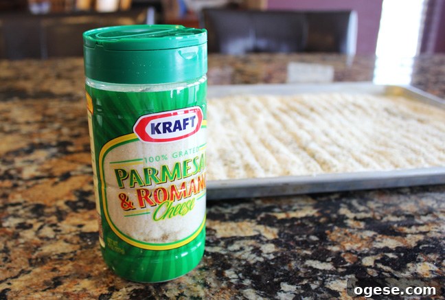 Parmesan Garlic Bread Twists Recipe: Crispy Pull-Apart Bread 11 Parmesan on dough
