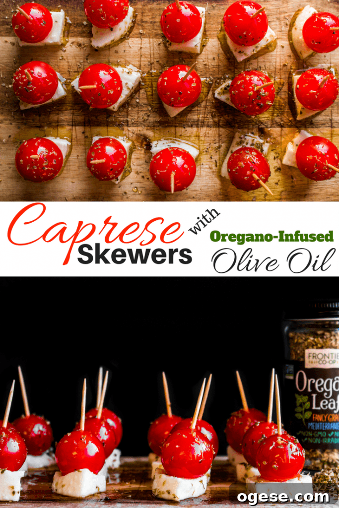 Caprese Skewers Recipe: Fresh Tomato, Mozzarella & Basil Bites 4 Caprese Skewers are the perfect party app!
