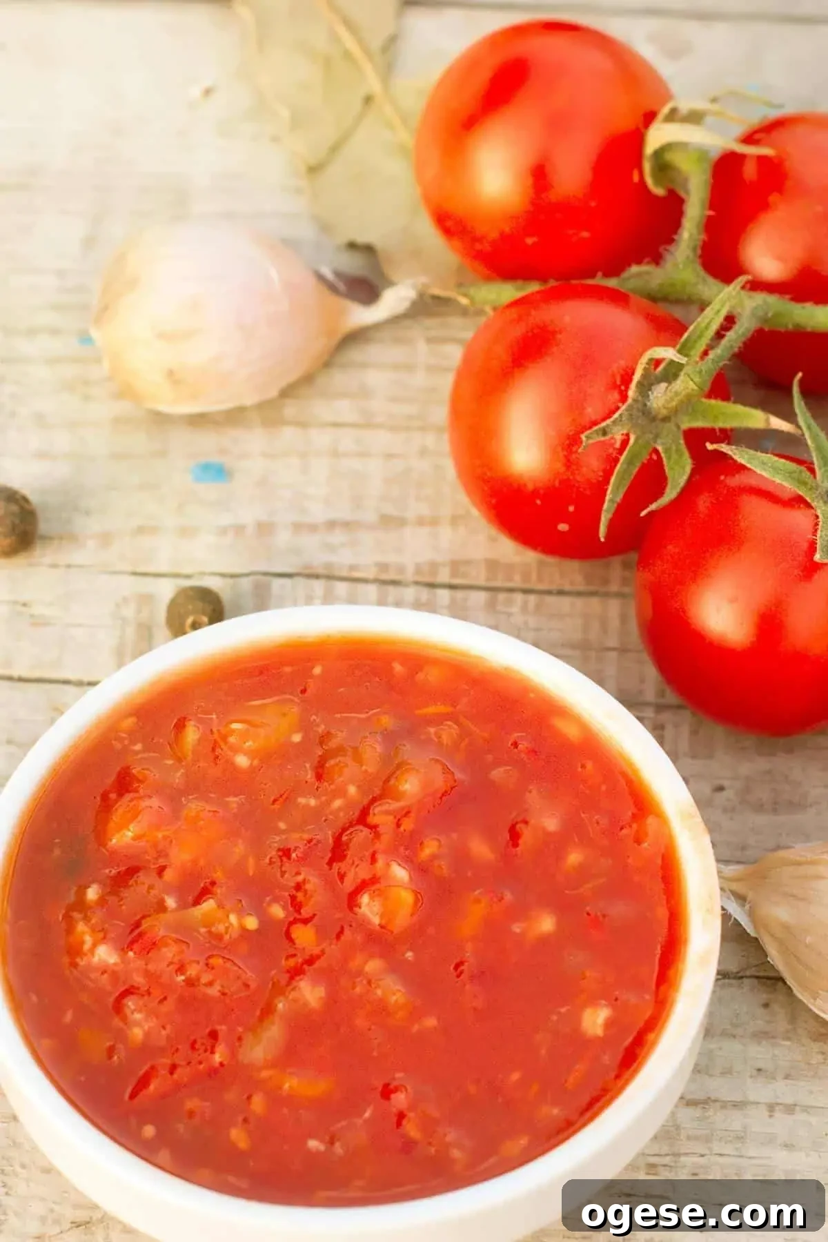 red robin spicy ketchup in a dish
