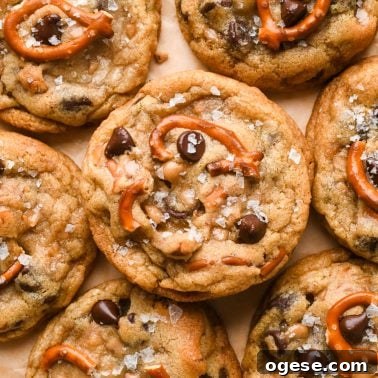 Salted Pretzel Chocolate Chip Cookies: Sweet Meets Crunch 29 img 94636 31