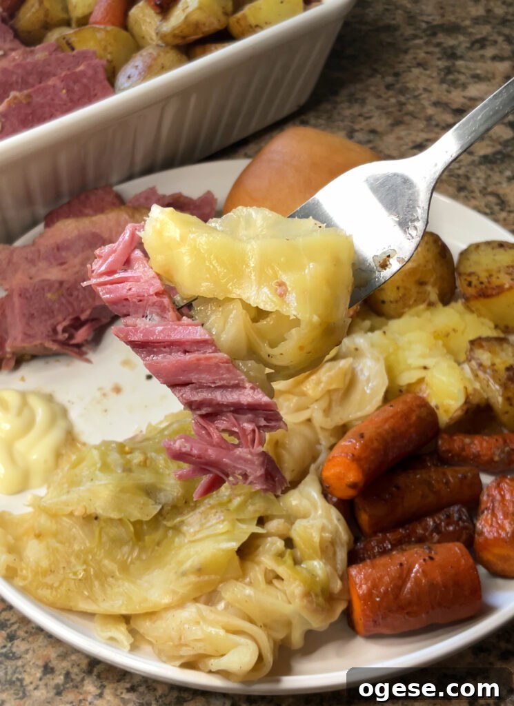 Oven-Baked Corned Beef with Tender Cabbage and Carrots 10 Oven Baked Corned Beef and Cabbage