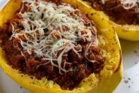 Cheesy Stuffed Spaghetti Squash with Herbs and Parmesan