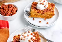 Classic Pumpkin Dump Cake with Spiced Crumble