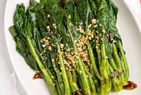 Gai Lan (Chinese Broccoli) Stir-Fry with Oyster Sauce
