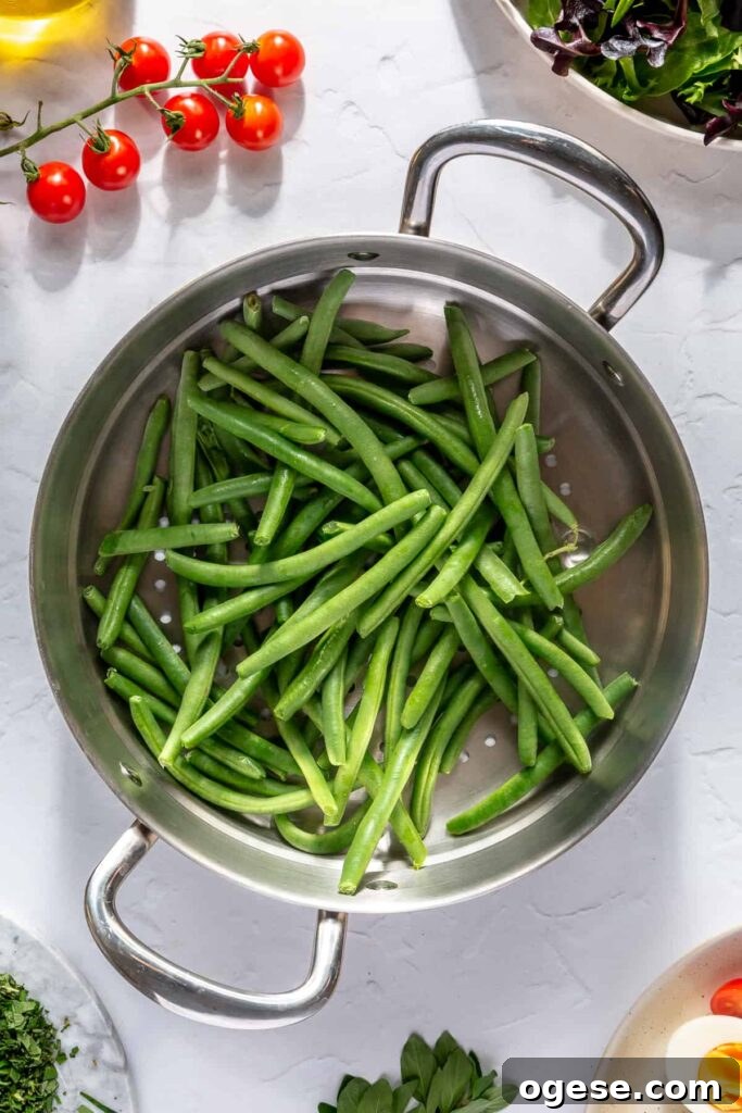 Fresh ingredients arranged for salad preparation.