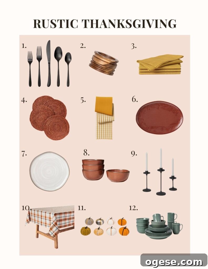 Stylish Thanksgiving Table Decor Ideas for 2021 6 Rustic Thanksgiving table setting