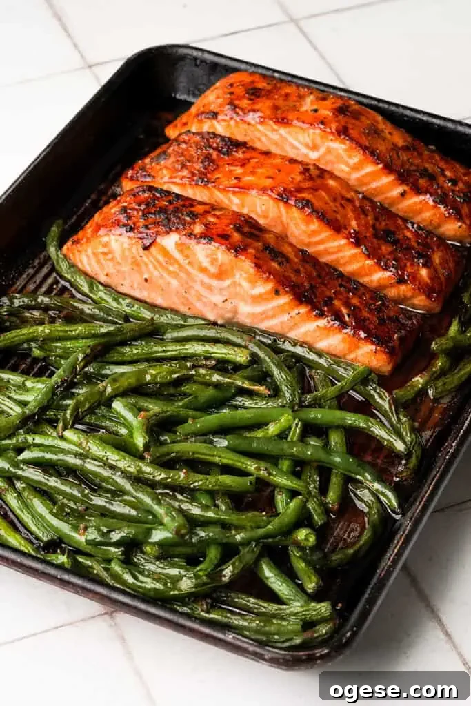 Honey Soy Sheet Pan Salmon Recipe 5 sheet pan salmon and asparagus