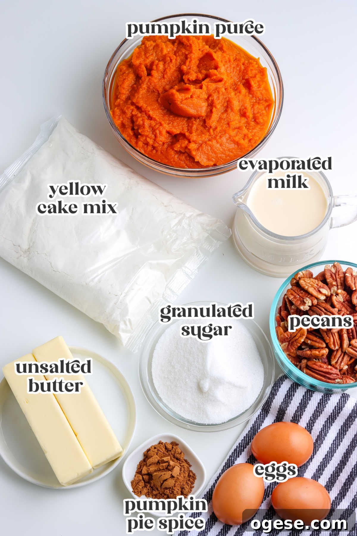 The ingredients with text overlay labeling each.