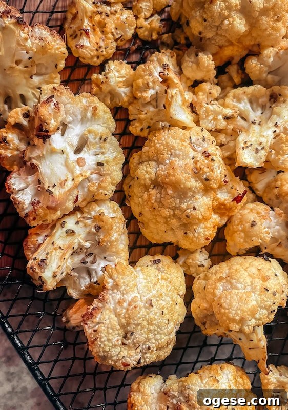 Malaysian-Spiced Roasted Cauliflower 7 cooked cauliflower