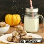 Pumpkin Pie Snowball Cookies- Paleo, gluten free and low carb version. So very yummy!