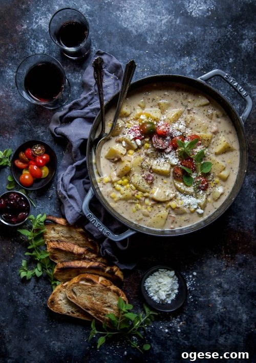 Greek Corn Chowder