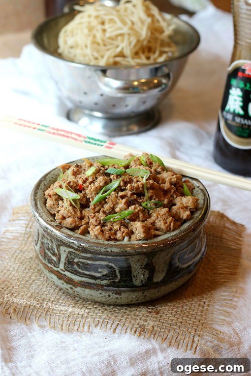 Quick Lighter Dan Dan Noodles with Spicy Sesame Sauce 4 Quick and Easy, Healthier Dan Dan Noodles