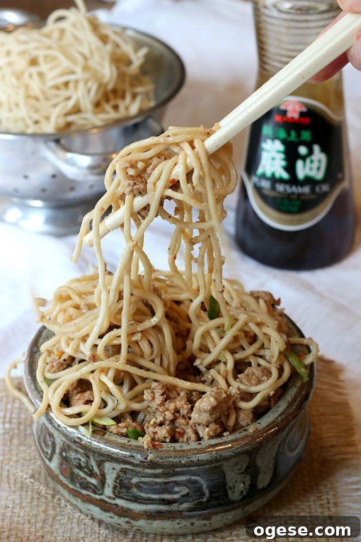 Quick Lighter Dan Dan Noodles with Spicy Sesame Sauce 5 Quick and Easy, Healthier Dan Dan Noodles
