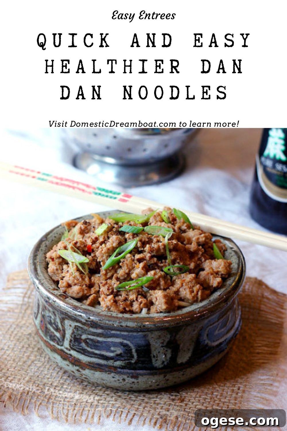 Quick Lighter Dan Dan Noodles with Spicy Sesame Sauce 6 Finished Dan Dan Noodles