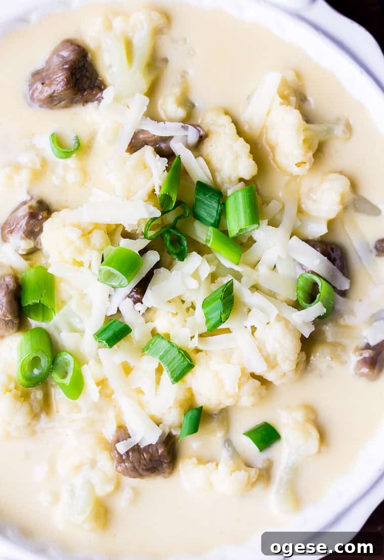 20 Keto Steak Recipes Your Family Will Love 12 Steak And Cauliflower Soup