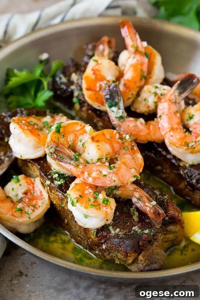 20 Keto Steak Recipes Your Family Will Love 16 Keto Garlic Butter Surf and Turf