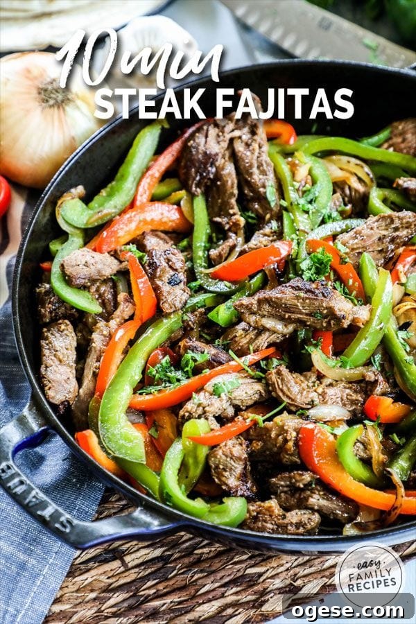 20 Keto Steak Recipes Your Family Will Love 17 Skillet Steak Fajitas