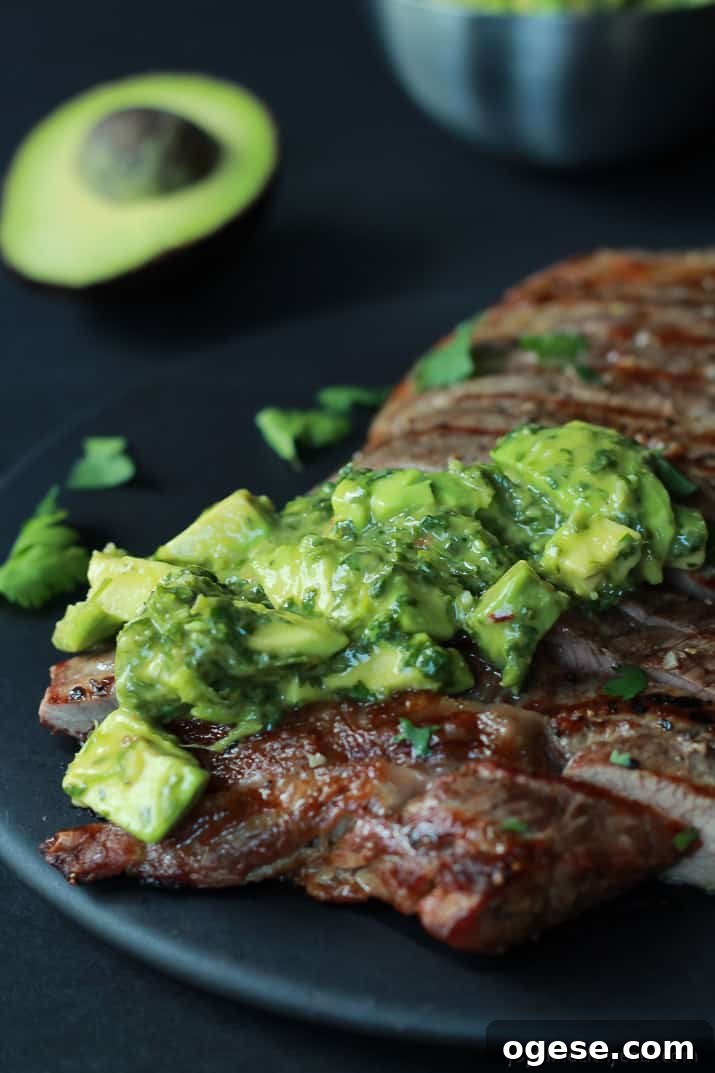 20 Keto Steak Recipes Your Family Will Love 21 Flank Steak With Avocado Chimichurri