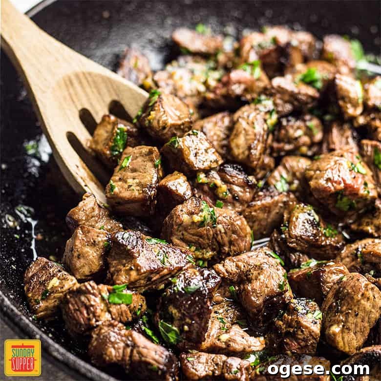 20 Keto Steak Recipes Your Family Will Love 7 Garlic Butter Steak Bites