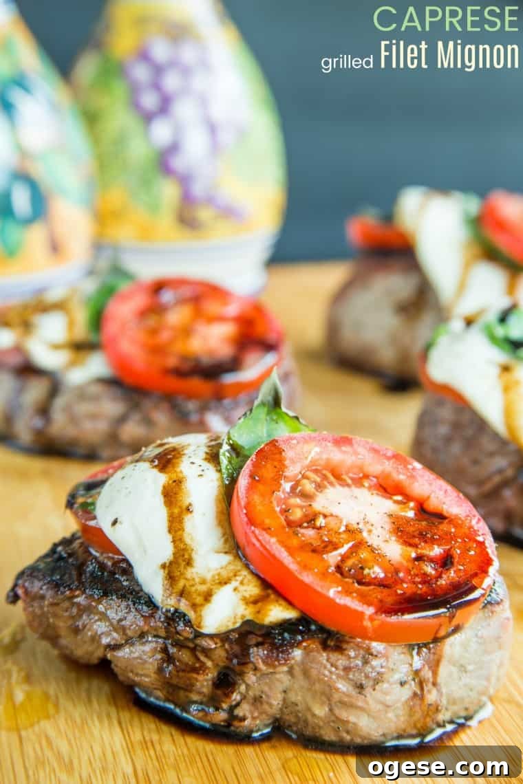 20 Keto Steak Recipes Your Family Will Love 8 Caprese Grilled Filet Mignon