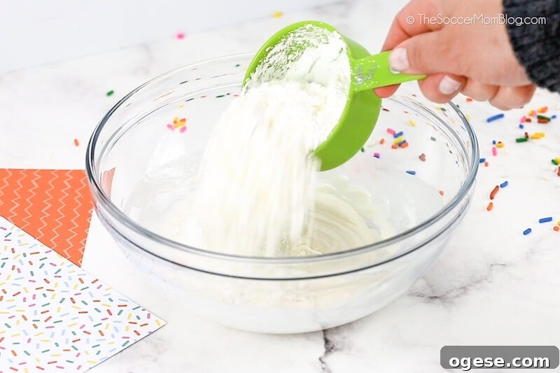 Edible Birthday Cake Playdough Recipe Kids Will Love 6 adding cornstarch to frosting play dough